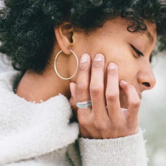 Silver Beaded {Go Ring} - Picture 3 of 3